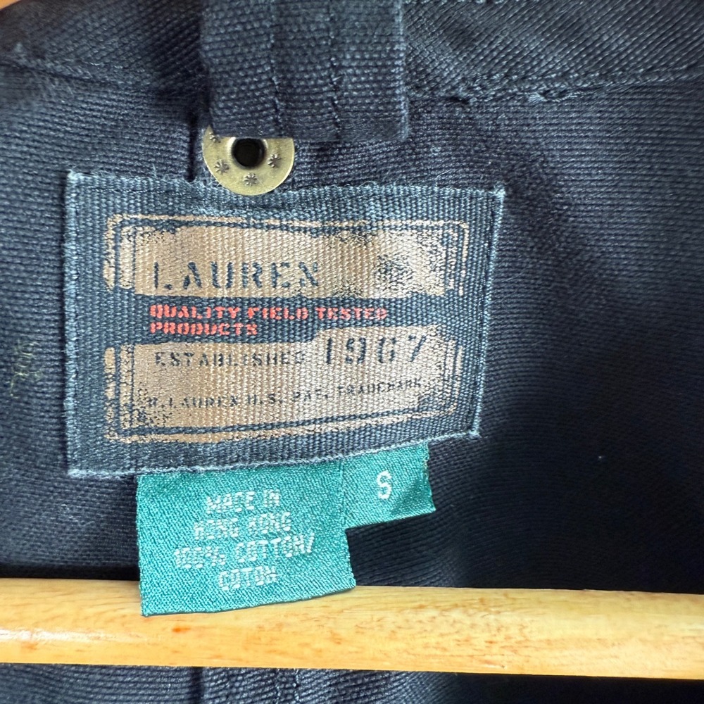 Lauren‎ by Ralph Lauren Black Utility Vest Size S Women's Multi Pocket - Picture 4 of 7